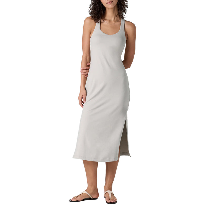 Vuori Halo Racerback Dress - Women's Ecru Heather