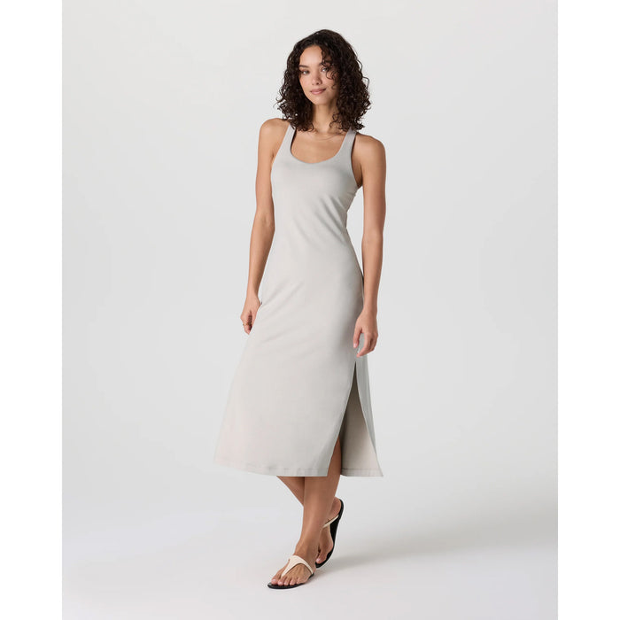 Vuori Halo Racerback Dress - Women's Ecru Heather