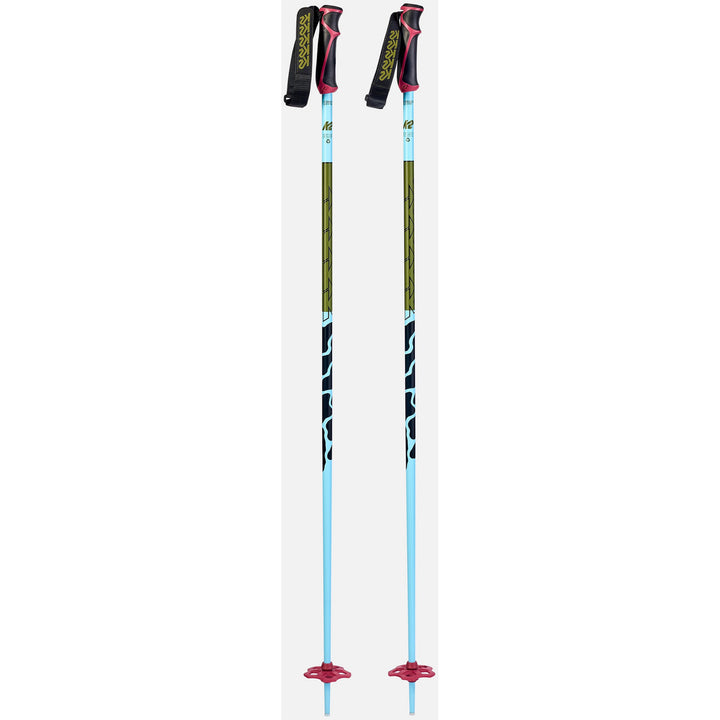 K2 Freeride 16 Ski Poles Blue