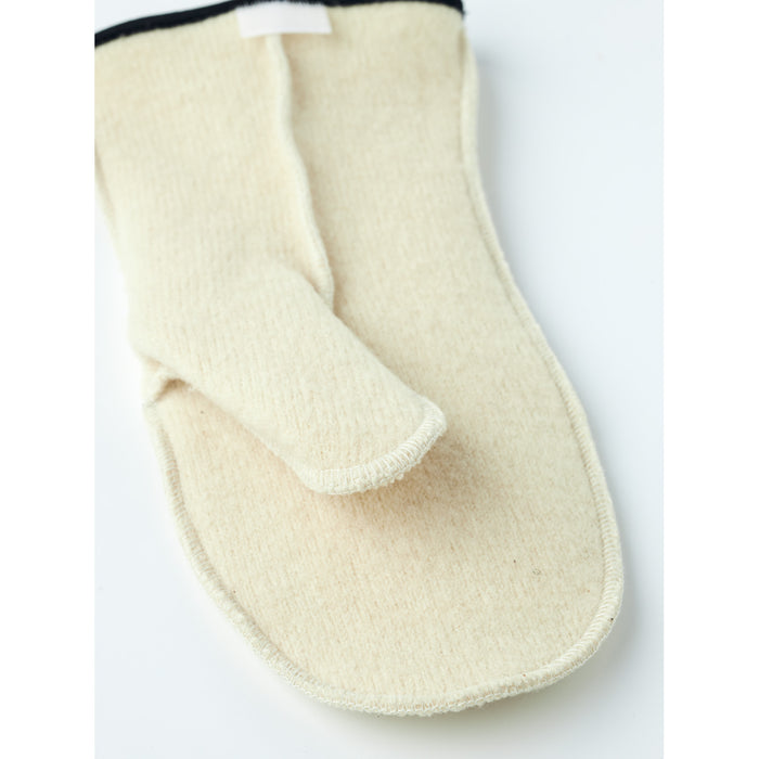 Hestra Wakayama Wool Mitt Liner Off White