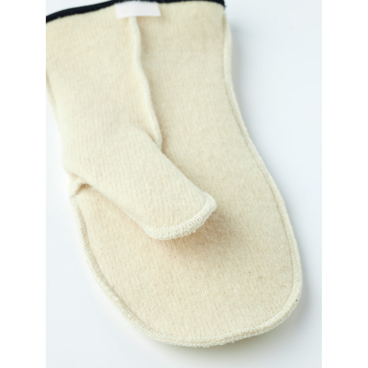 Hestra Wakayama Wool Mitt Liner Off White
