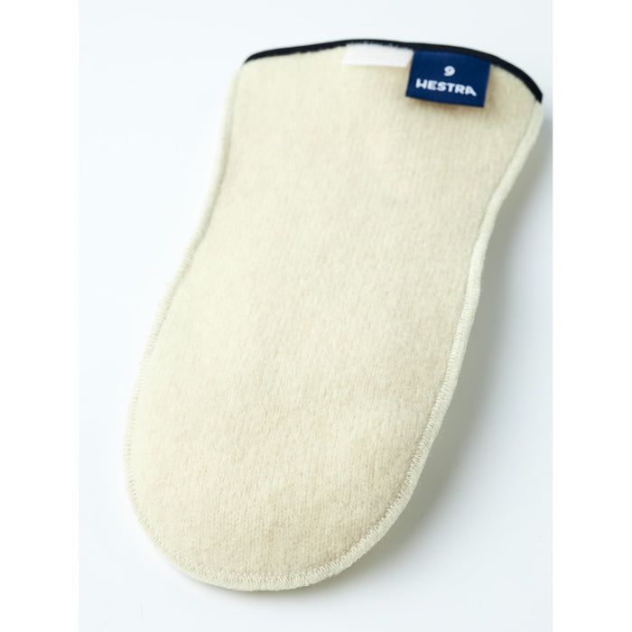 Hestra Wakayama Wool Mitt Liner Off White
