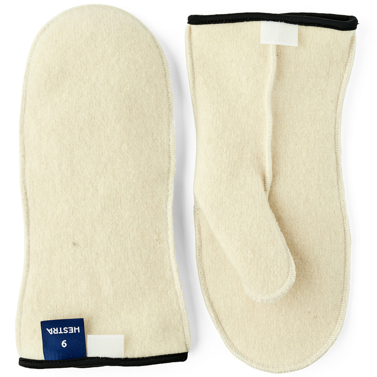Hestra Wakayama Wool Mitt Liner Off White