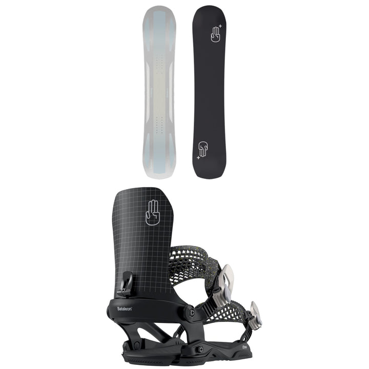 Bataleon Push Up+ Snowboard + Etna AW Snowboard Bindings - Women's 2026