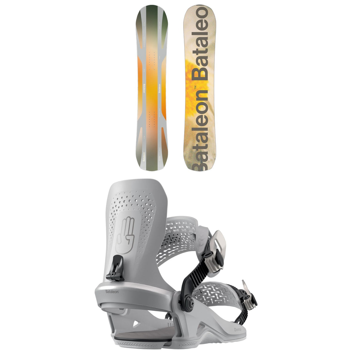 Bataleon Push Up Snowboard + Donna HW Snowboard Bindings - Women's 2026