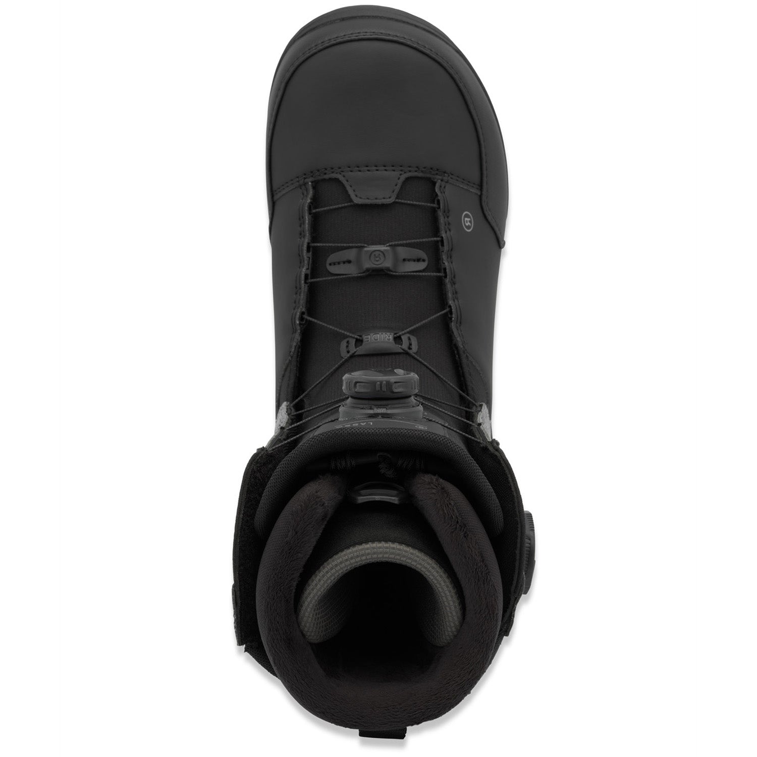 burton lasso snowboard boots Ride Pro 2026 adjustable fit around the ankleeliminating the need for a traditional harness Ride Lasso Snowboard Boots Purps
