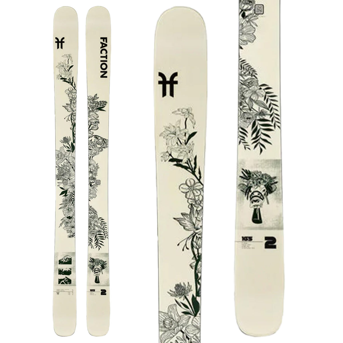 Faction Prodigy 2 Capsule Skis + Look Pivot 2.0 15 GW Ski Bindings 2025