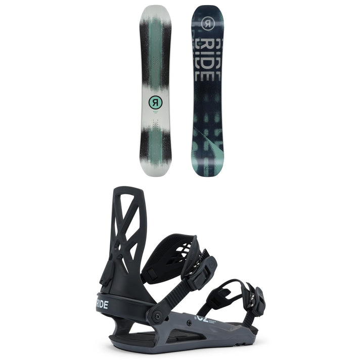 Ride Manic Snowboard + C-2 Snowboard Bindings 2026