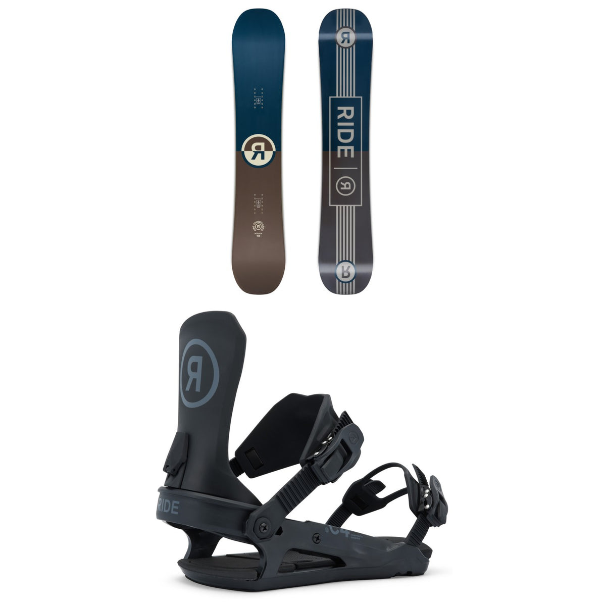 Ride Agenda Snowboard + C-4 Snowboard Bindings 2026