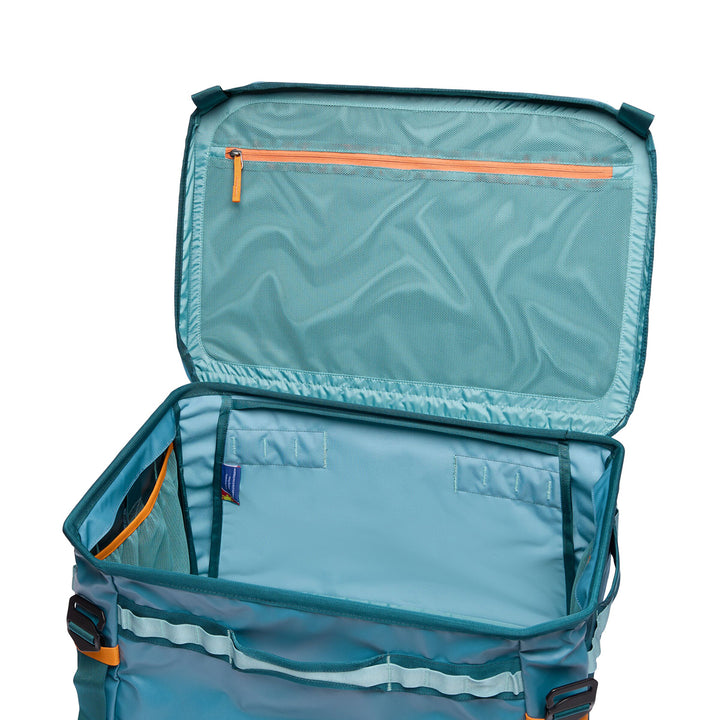 Cotopaxi Allpa 60L Gear Hauler Gear Box Blue Spruce And Abyss