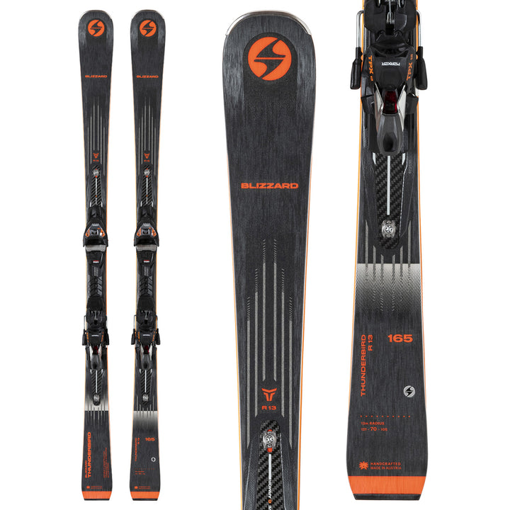 Blizzard Thunderbird Sport R13 Skis + TPX12 Bindings 2022