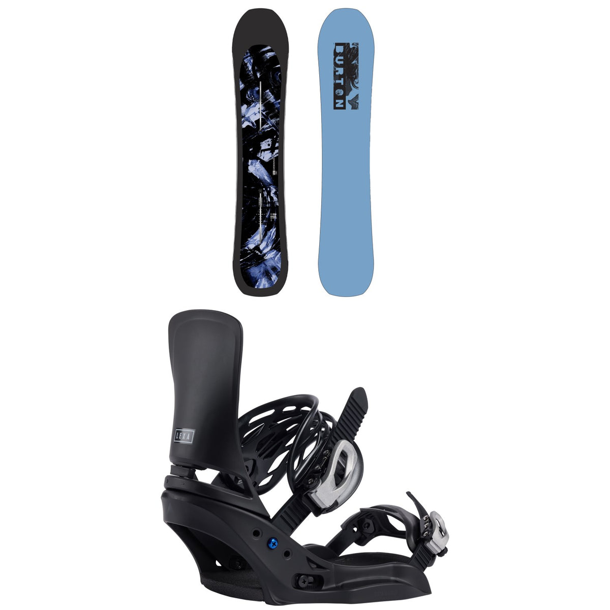 Burton Cartographer Snowboard + Lexa EST Snowboard Bindings - Women's 2026
