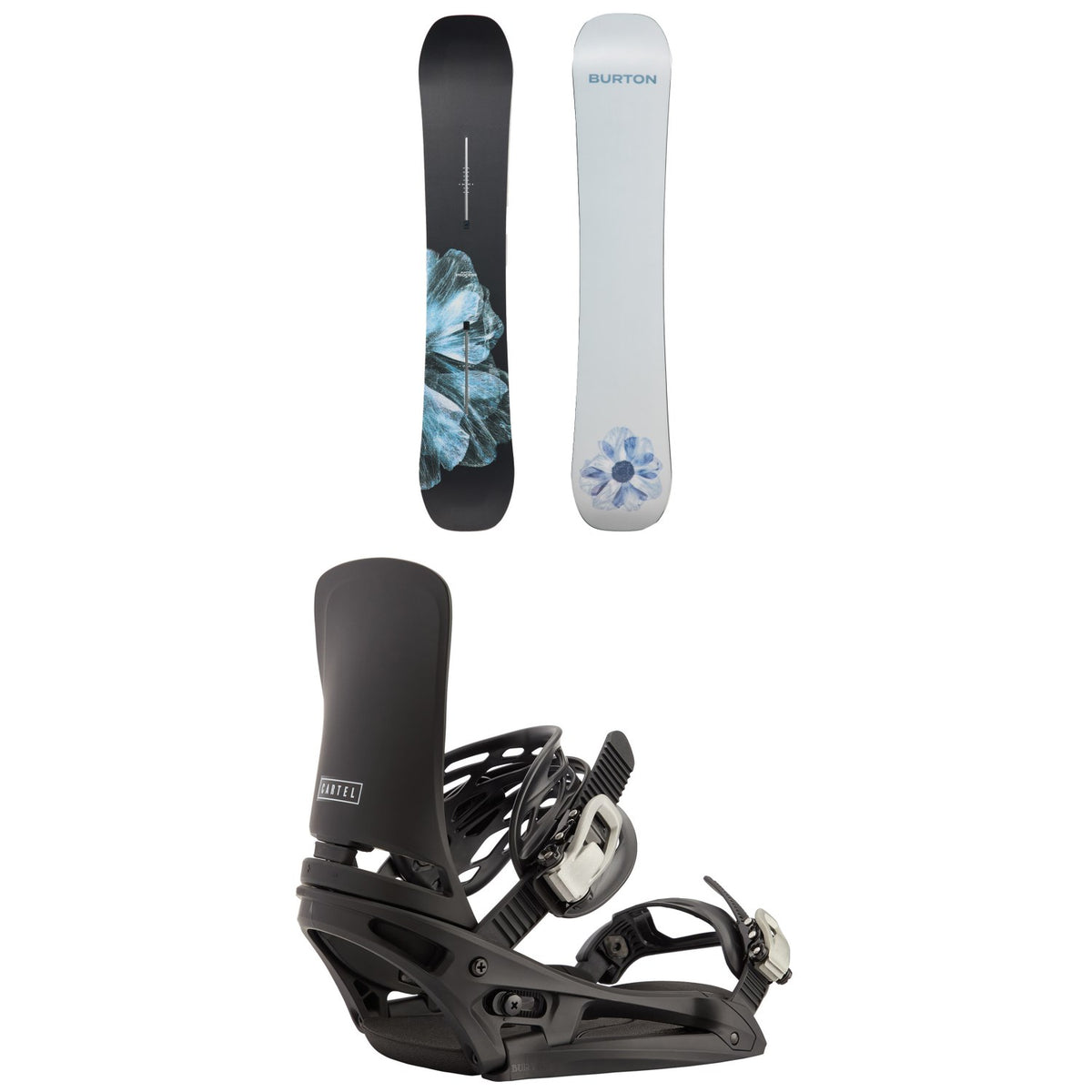 Burton Process Snowboard + Cartel EST Snowboard Bindings 2026