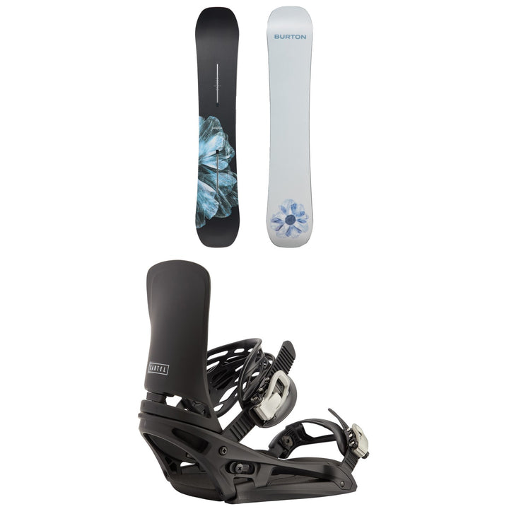 Burton Process Snowboard + Cartel EST Snowboard Bindings 2026