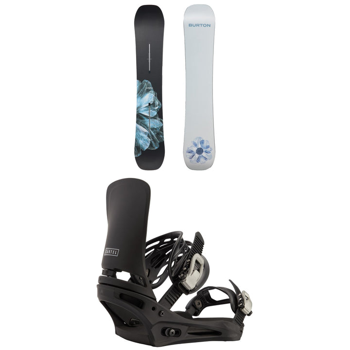 Burton Process Snowboard + Cartel Snowboard Bindings 2026