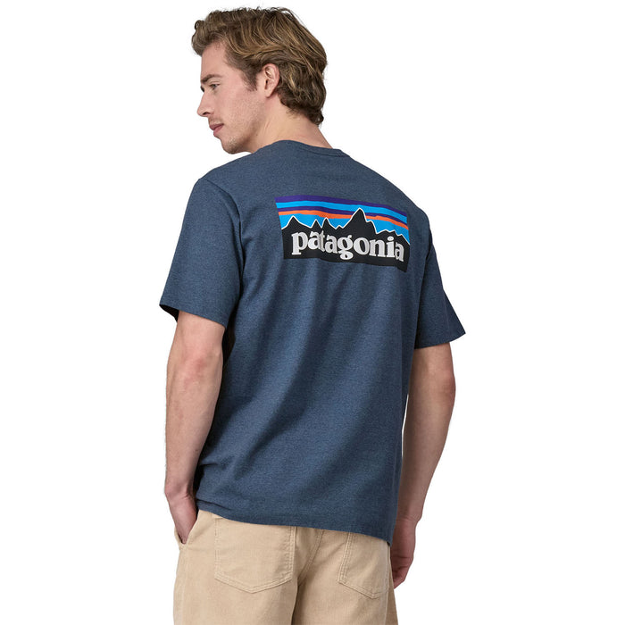 Patagonia P-6 Logo Responsibili-Tee T-Shirt - Men's Utility Blue