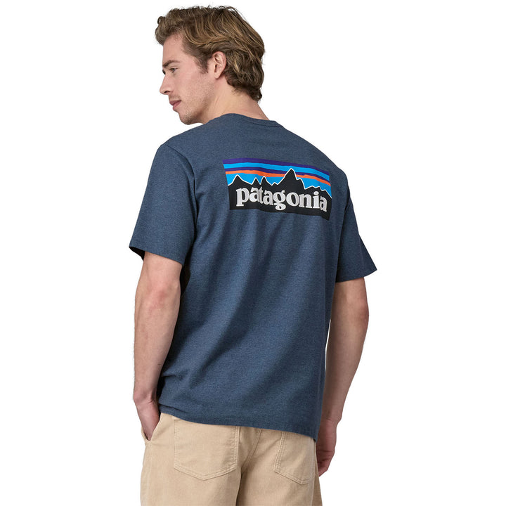 Patagonia P-6 Logo Responsibili-Tee T-Shirt - Men's Utility Blue