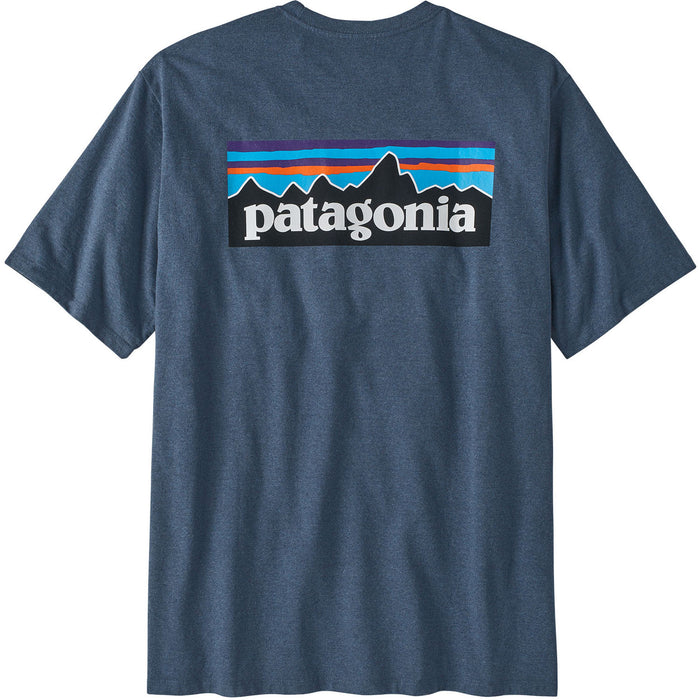 Patagonia P-6 Logo Responsibili-Tee T-Shirt - Men's Utility Blue