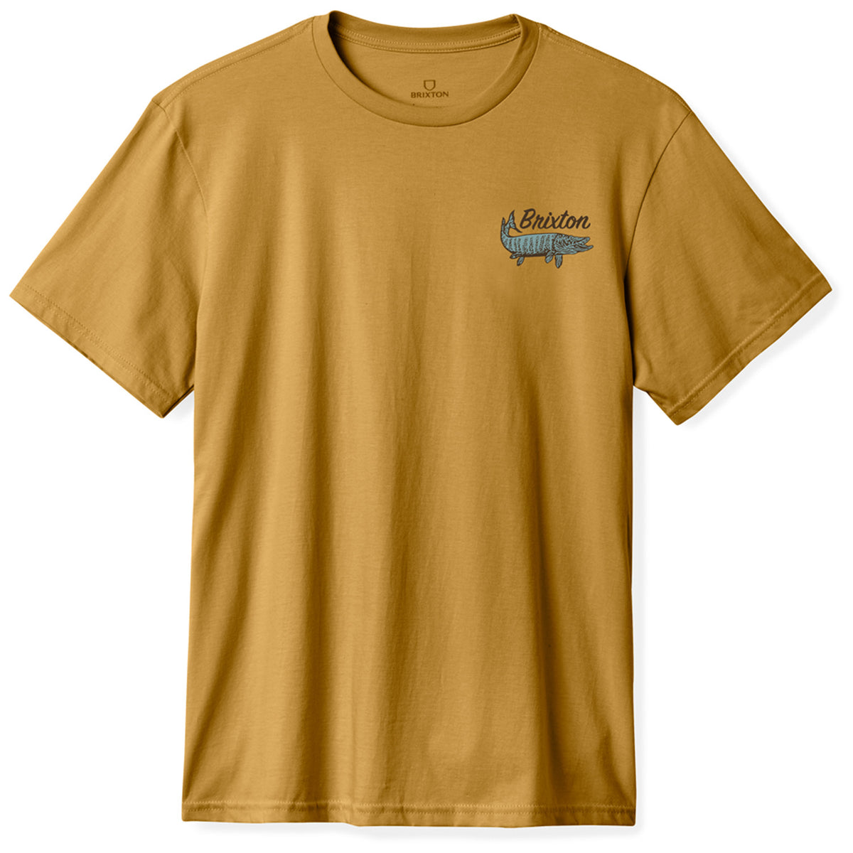 Brixton Muskie Short-Sleeve T-Shirt - Men's Dijon Worn Wash