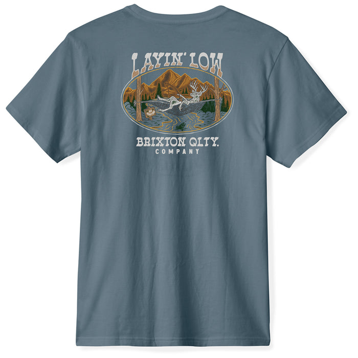Brixton Layin' Low Short-Sleeve T-Shirt - Men's Basalt