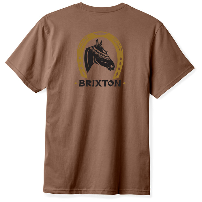Brixton Blind Short-Sleeve T-Shirt - Men's Pinecone Brown