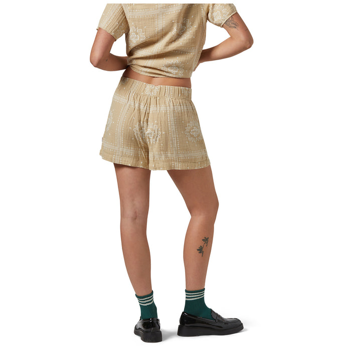 Brixton Wandering Shorts - Women's Pale Khaki Bandana
