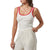 Brixton Ringer Organic A Tank Top - Women's Off White/Crimson