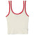 Brixton Ringer Organic A Tank Top - Women's Off White/Crimson