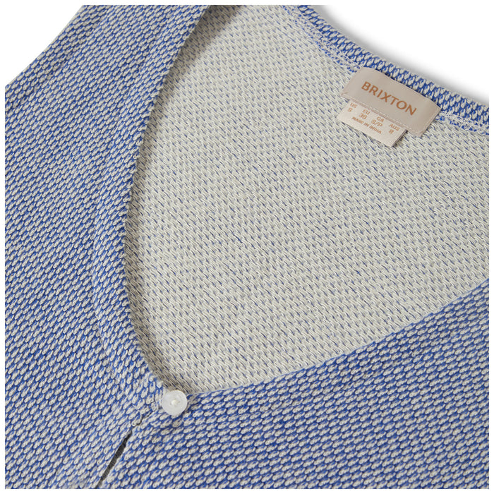 Brixton The Weekend Cross Loop Terry Top - Women's Off White/Electric Indigo