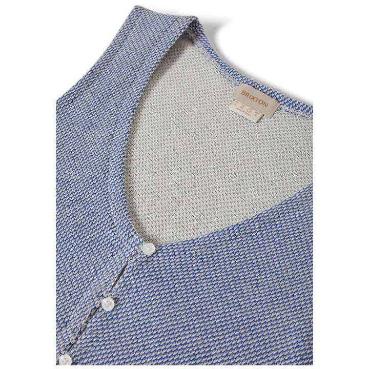 Brixton The Weekend Cross Loop Terry Top - Women's Off White/Electric Indigo