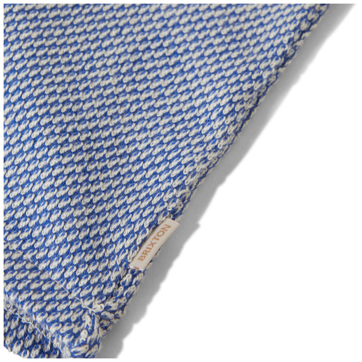 Brixton The Weekend Cross Loop Terry Top - Women's Off White/Electric Indigo