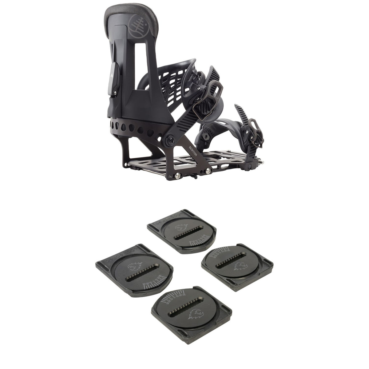 Burton Hitchhiker Splitboard Bindings  + Spark R&D Canted Pucks