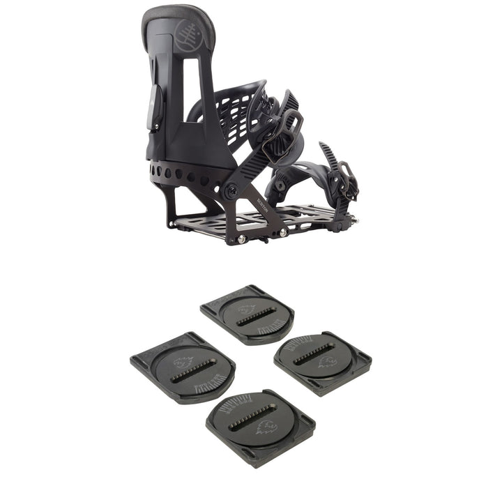 Burton Hitchhiker Splitboard Bindings  + Spark R&D Canted Pucks