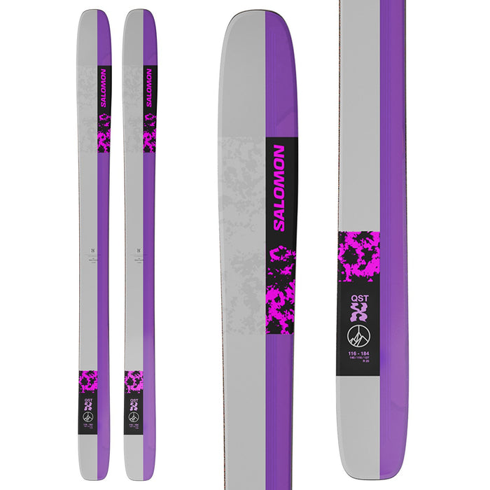 Salomon QST X Skis + Salomon S/Lab Shift² MN 13 Alpine Touring Ski Bindings 2025
