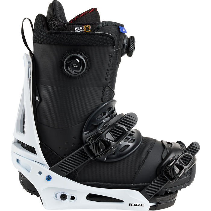 Burton Genesis Snowboard Bindings White