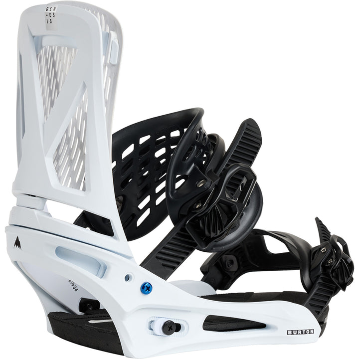 Burton Genesis Snowboard Bindings White