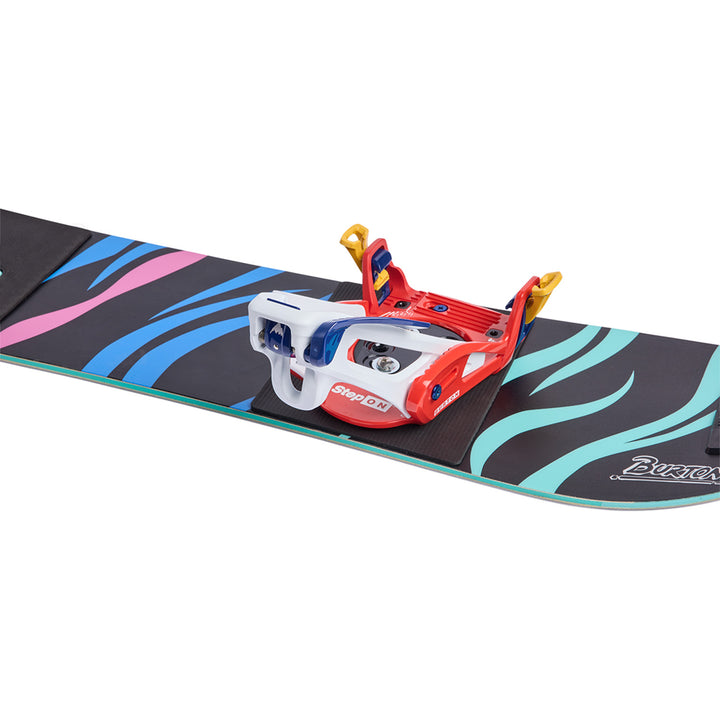 Burton Step On Grom Snowboard Bindings - Kids' White/Multi
