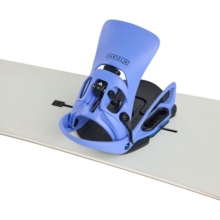 Men's Burton Step On Cartel X EST Snowboard Bindings, Iris Bloom / M