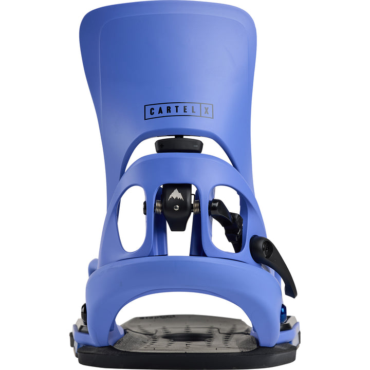 Men's Burton Step On Cartel X EST Snowboard Bindings, Iris Bloom / M