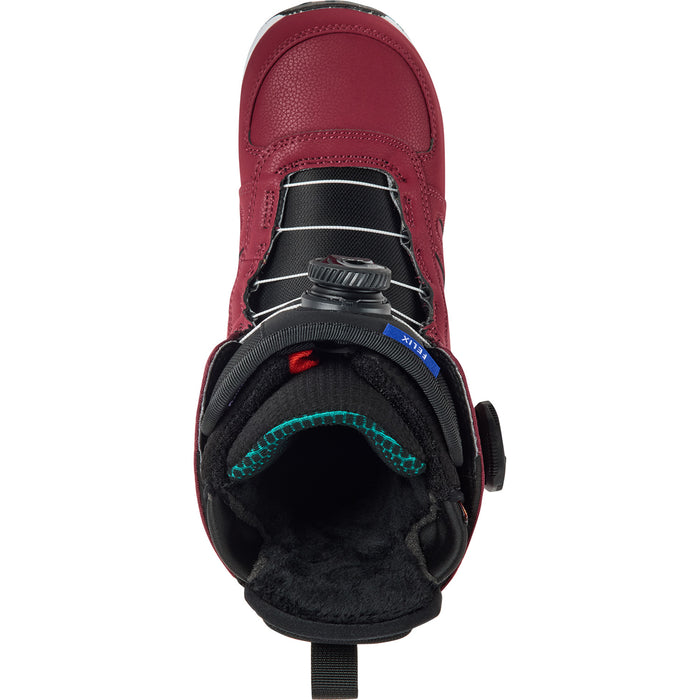 Women's Burton Felix BOA Snowboard Boots, Mulberry / Regular / 5.5