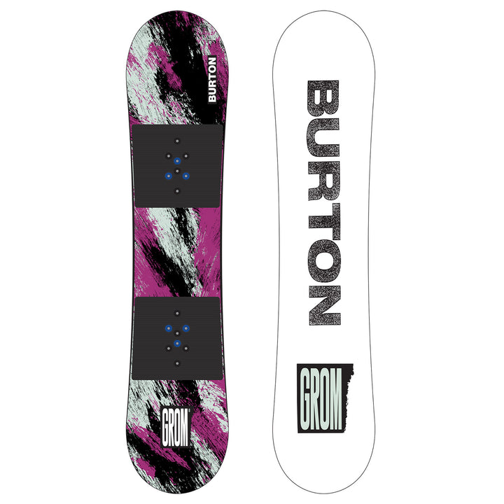Burton Grom Snowboard - Kids' Purple/Teal