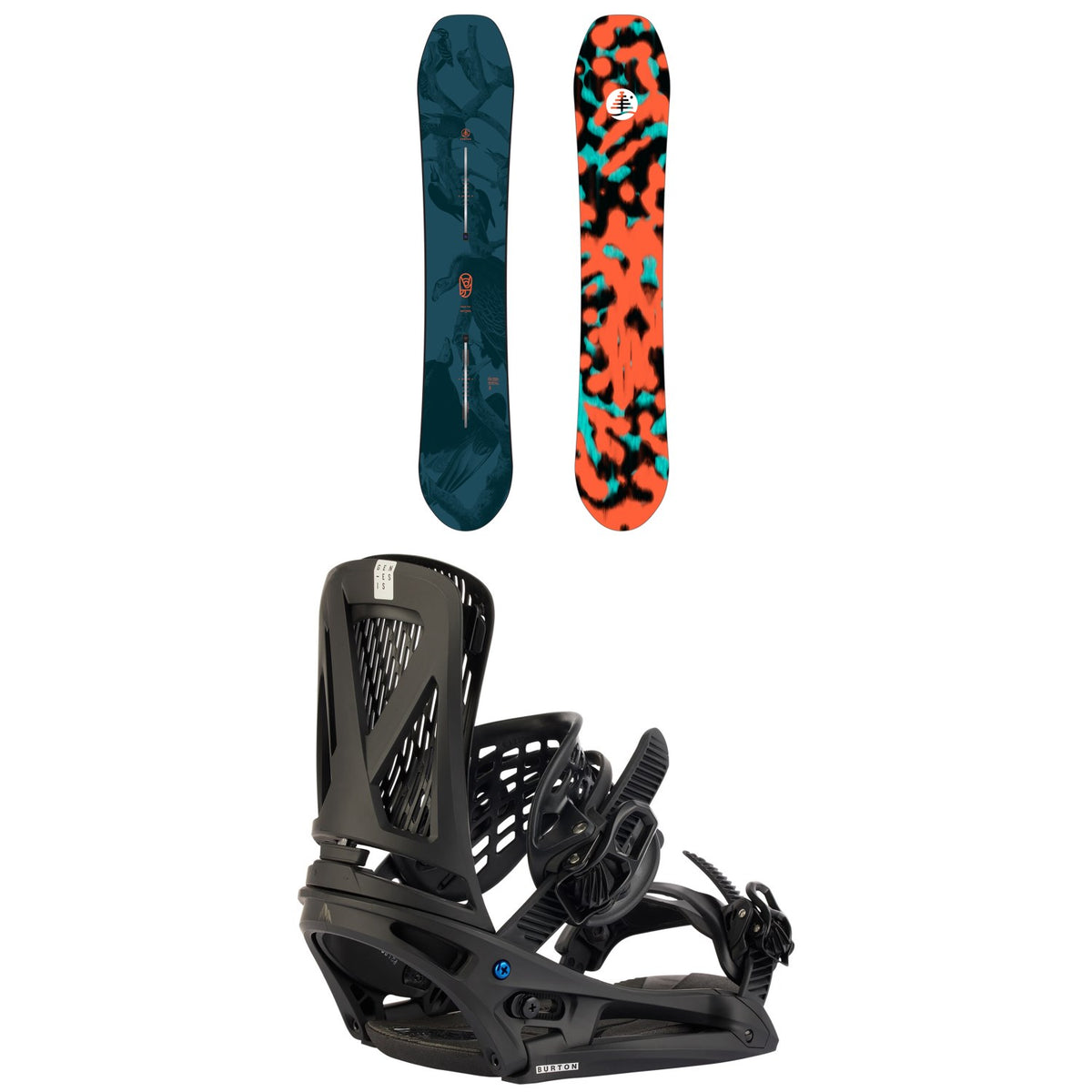 Burton Family Tree High Fidelity Snowboard + Genesis EST Snowboard Bindings 2026