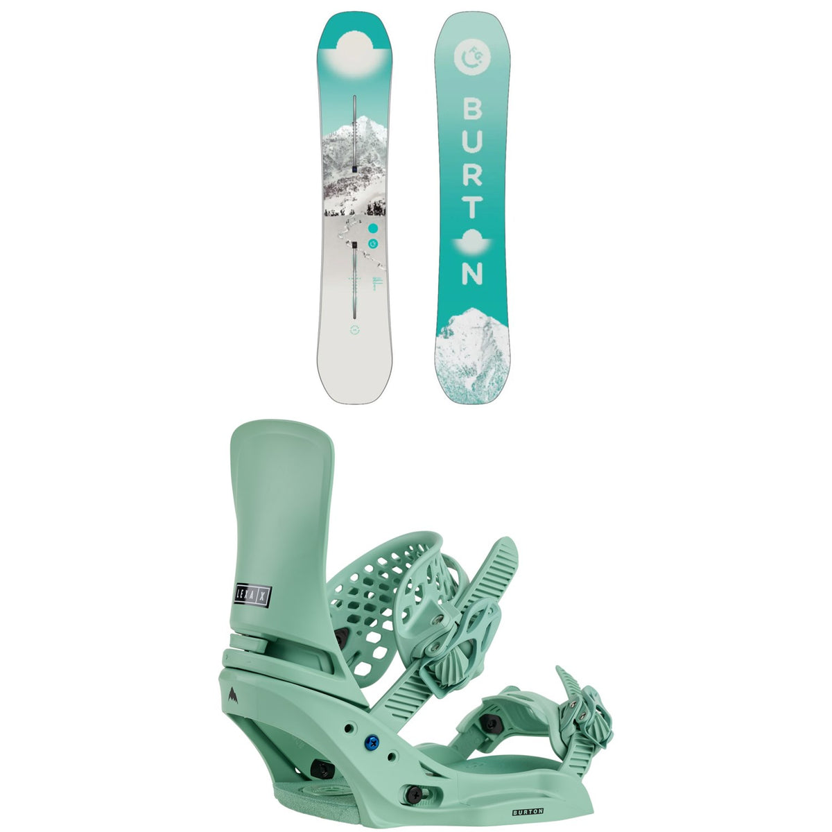 Burton Feelgood Snowboard + Lexa X EST Snowboard Bindings - Women's 2026