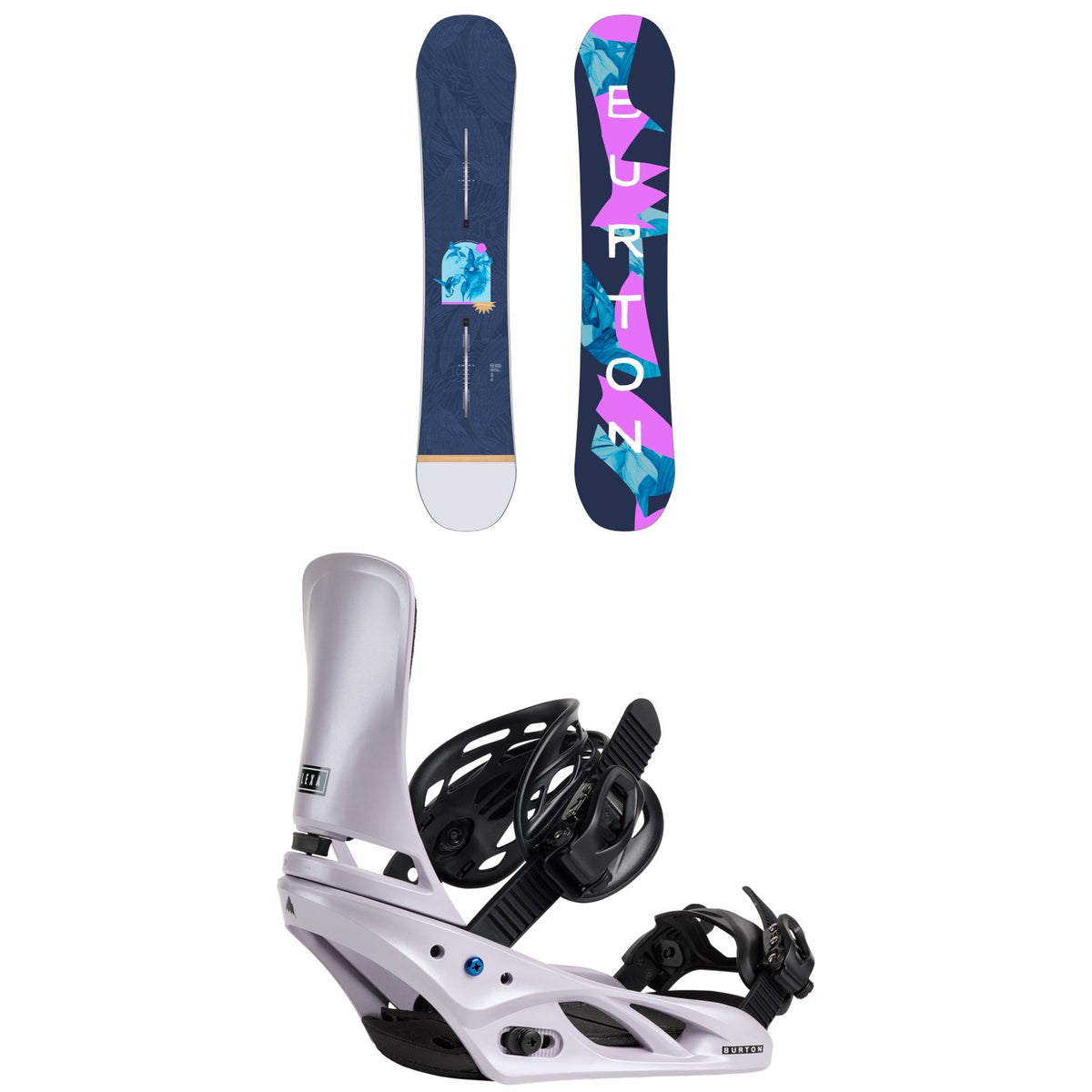 Burton Yeasayer Snowboard + Lexa Snowboard Bindings - Women's 2026