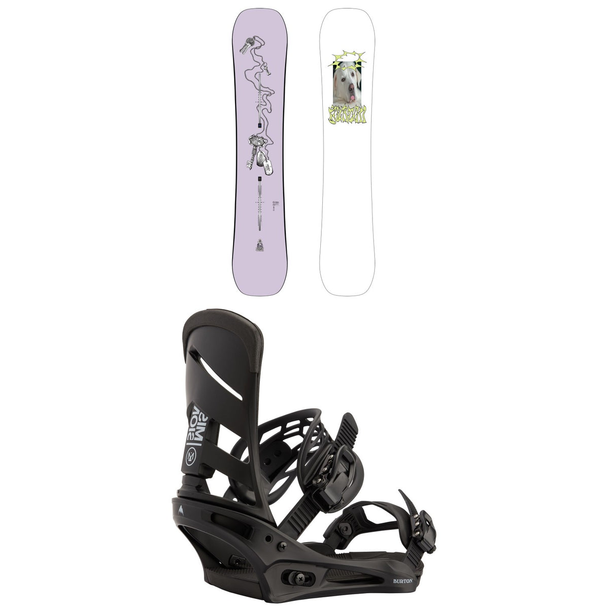 Burton Good Company Snowboard + Mission Snowboard Bindings 2026