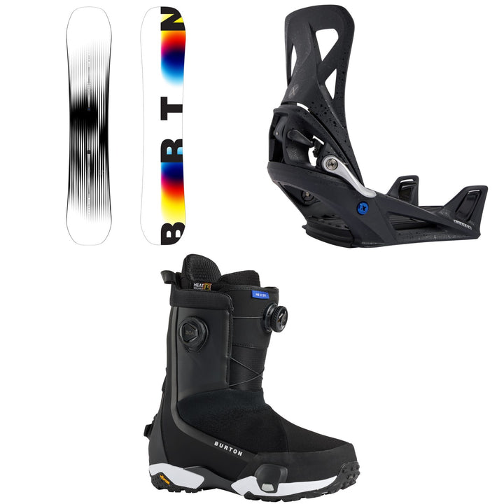 Burton Custom X Snowboard + Step On X Snowboard Bindings + Highshot X Step On Snowboard Boots 2026