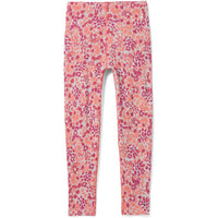 Smartwool Classic Thermal Merino Base Layer Bottoms - Kids' Festive Fuschia Floral::Festive Fuschia Floral
