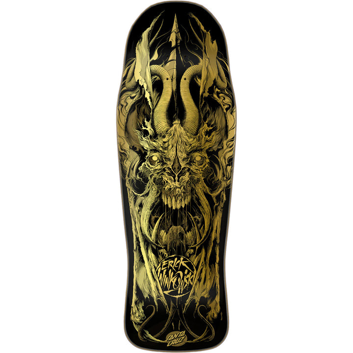 Santa Cruz Skateboards Winkowski Primeval Gold Pro Shaped 10.34 Skateboard Deck