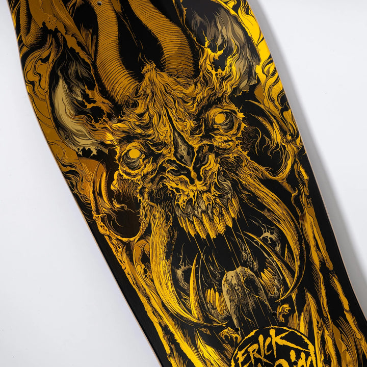 Santa Cruz Skateboards Winkowski Primeval Gold Pro Shaped 10.34 Skateboard Deck