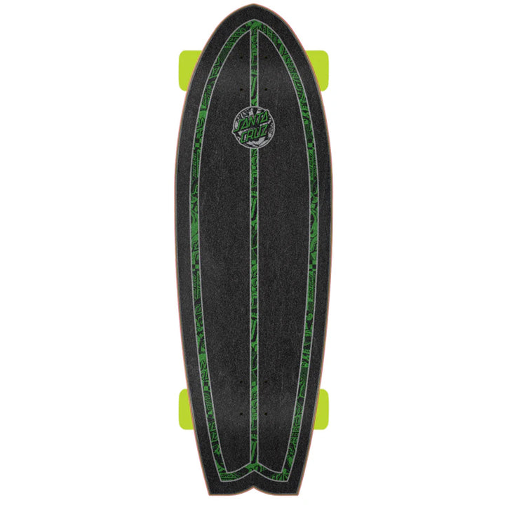 Santa Cruz Skateboards Flier Collage Dot 8.8 Cruiser Complete